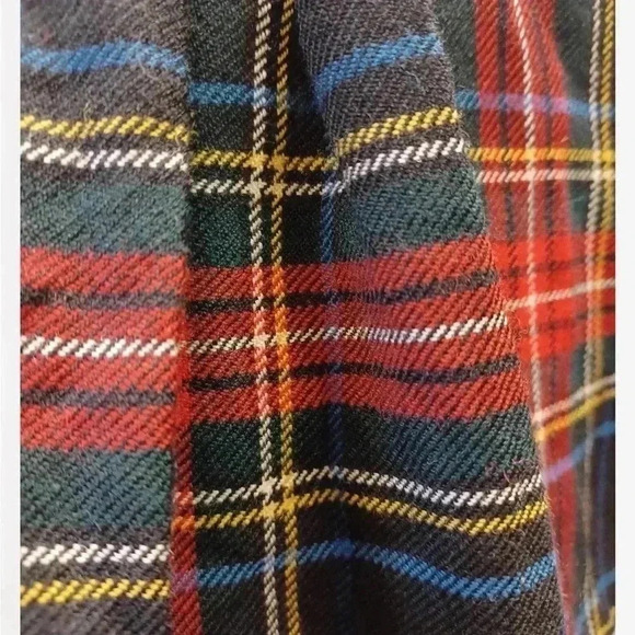 Surrey Classic 100% Wool Tartan Vintage Midi Skirt Size Large - Picture 6 of 9